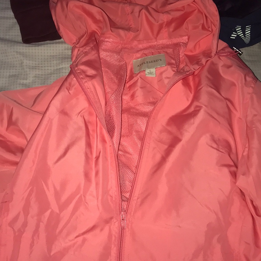 Pink windbreaker